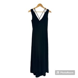 Free People‎ Beach Black Maxi Dress Size Medium
